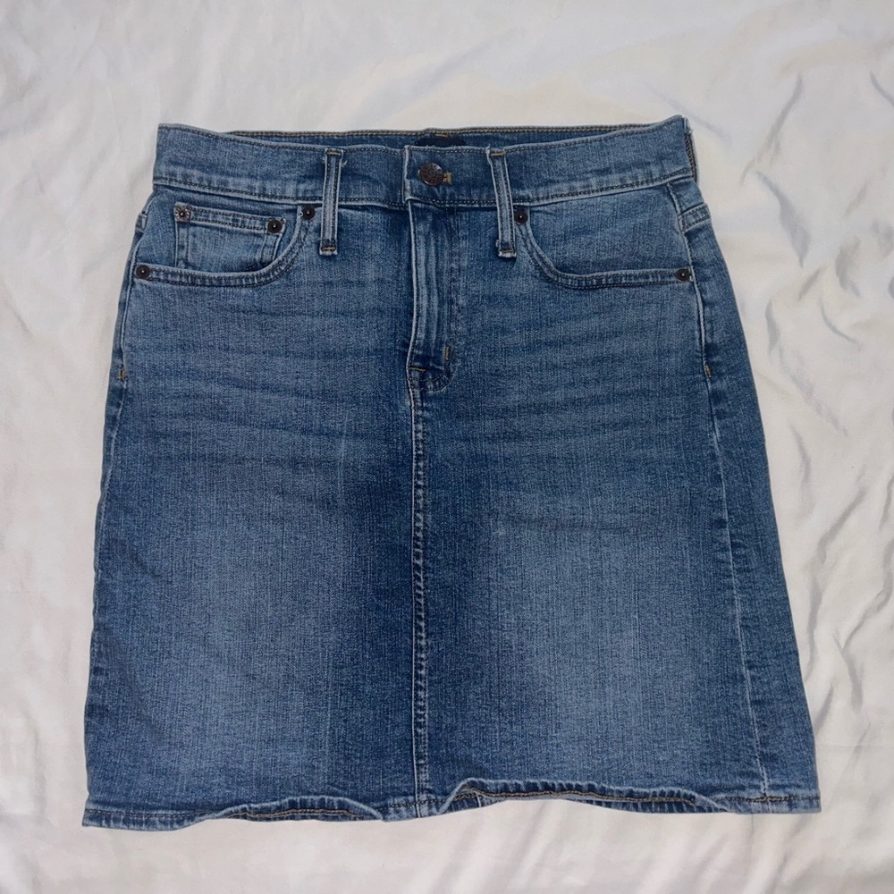 J. Crew Indigo Denim Skirt